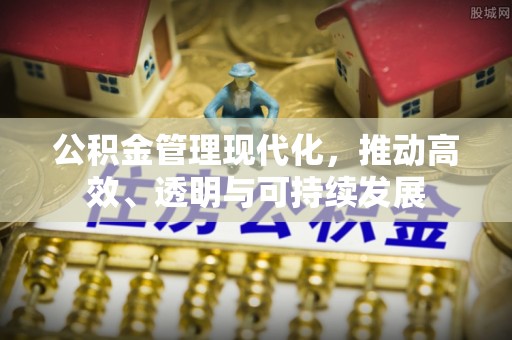 古坑公积金管理现代化，推动高效、透明与可持续发展