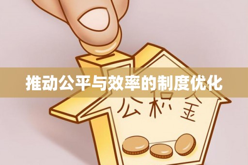 古坑推动公平与效率的制度优化