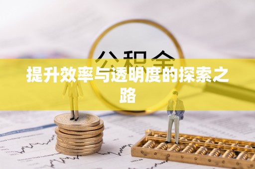 古坑提升效率与透明度的探索之路