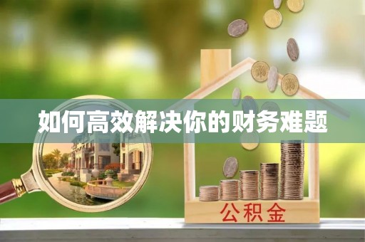 古坑如何高效解决你的财务难题