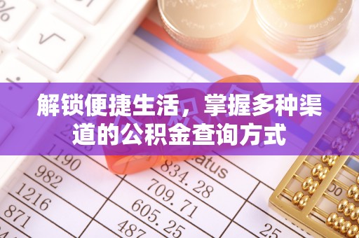 古坑解锁便捷生活，掌握多种渠道的公积金查询方式