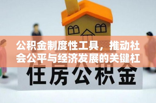 古坑公积金制度性工具，推动社会公平与经济发展的关键杠杆