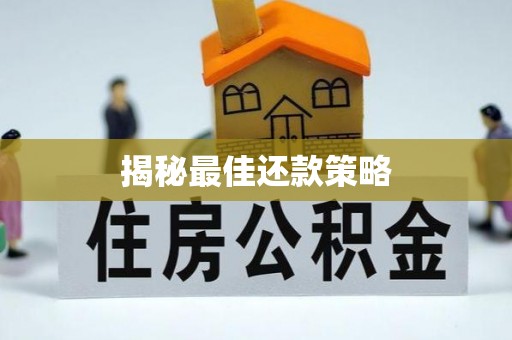 古坑揭秘最佳还款策略