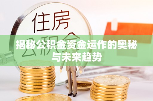 古坑揭秘公积金资金运作的奥秘与未来趋势