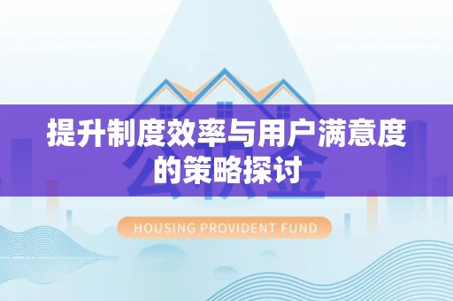 古坑提升制度效率与用户满意度的策略探讨